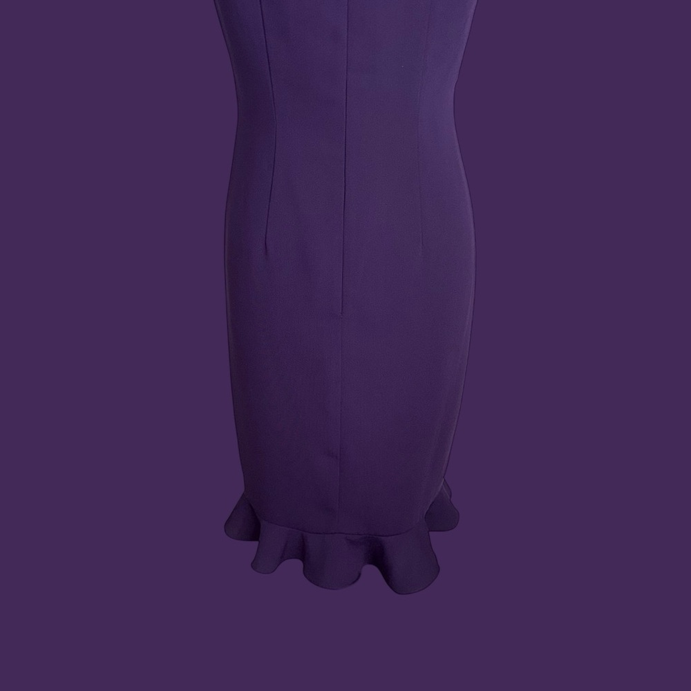 Danny & Nicole purple sleeveless dress - Picture 7 of 12